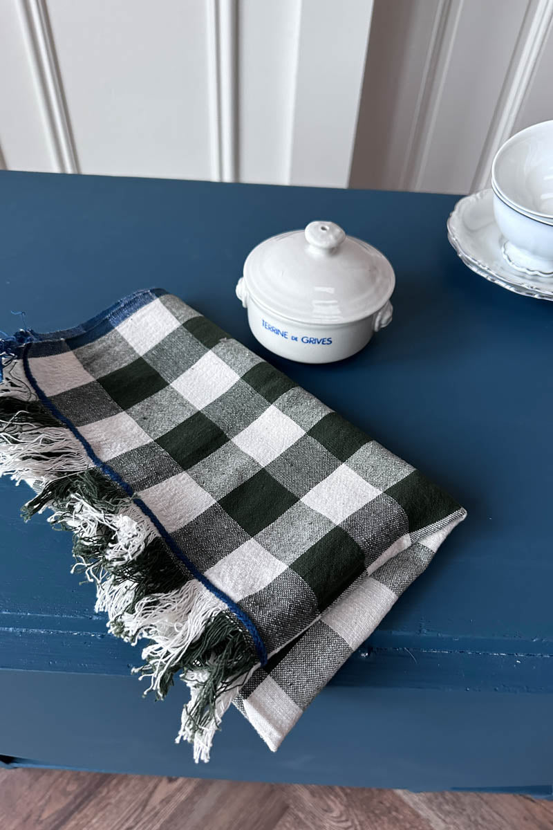 Plaid Napkin Set - Fern Green