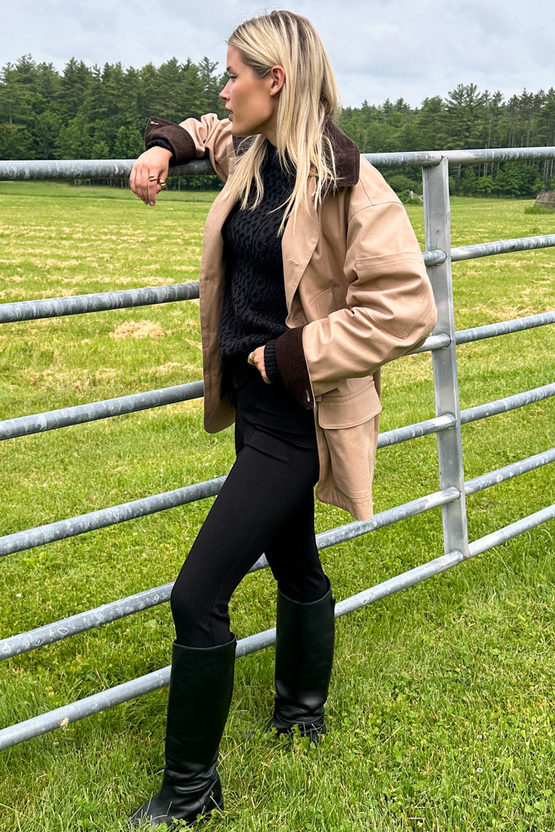 Atelier Equestrian Boot - Black Leather
