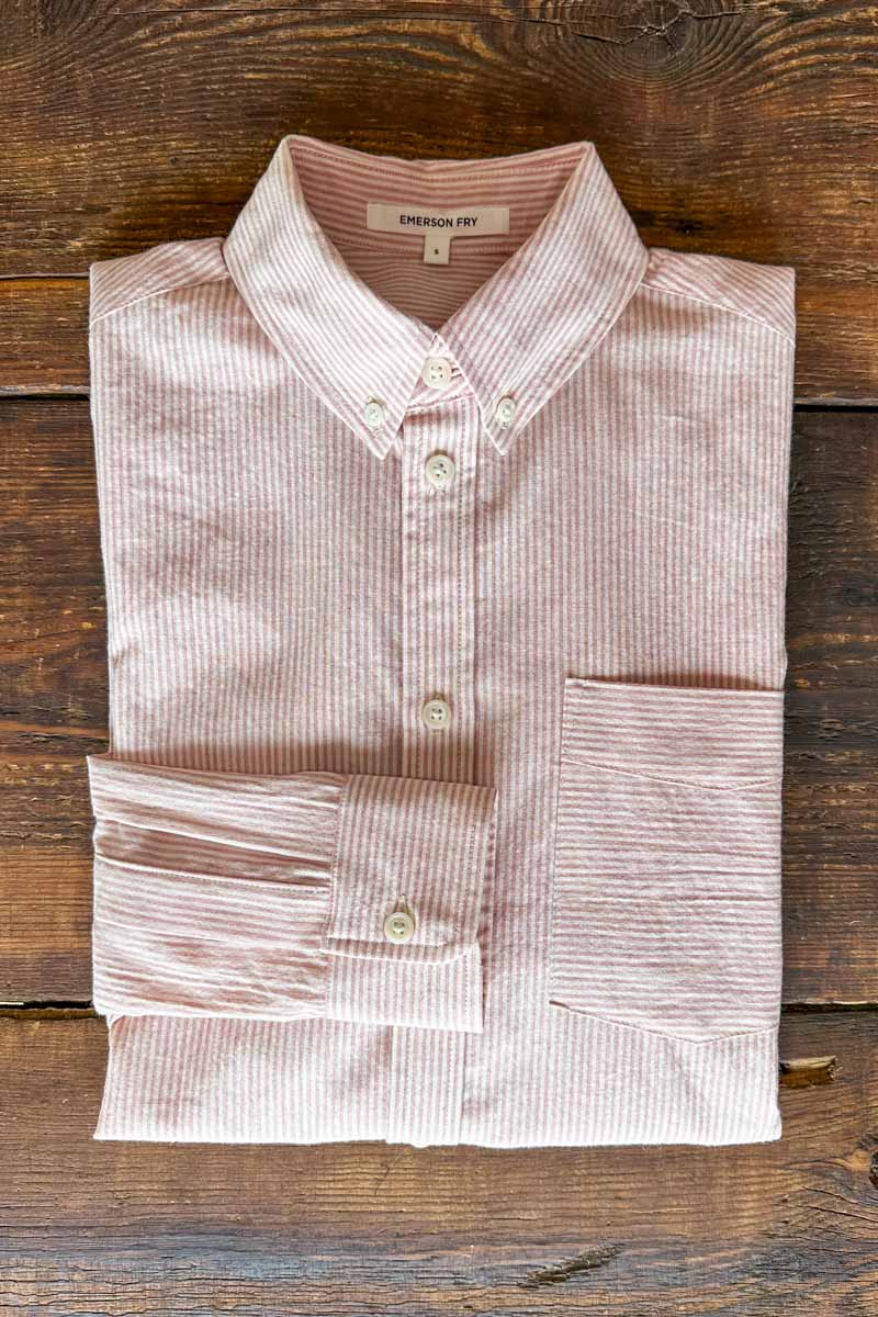 Ryan Shirt - Rose Stripe