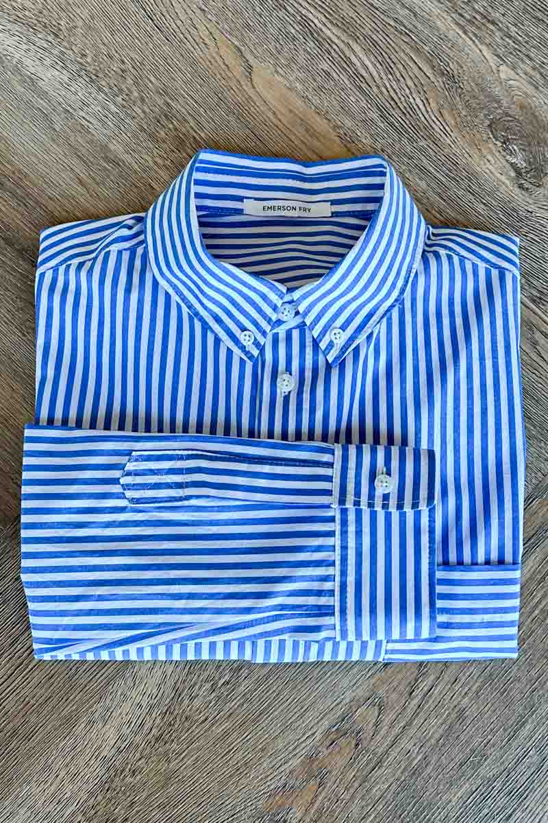 Ryan Shirt - Miller Stripe Bright Blue