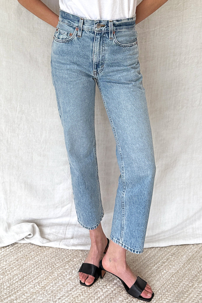 Vintage Stovepipe Ankle - Washed Indigo - Emerson Fry