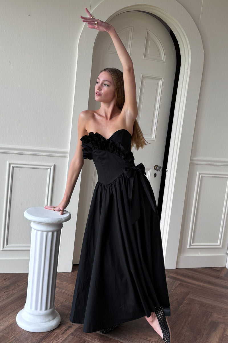 Sculptural Atelier Dress - Black Sculptural Atelier Dress - Black