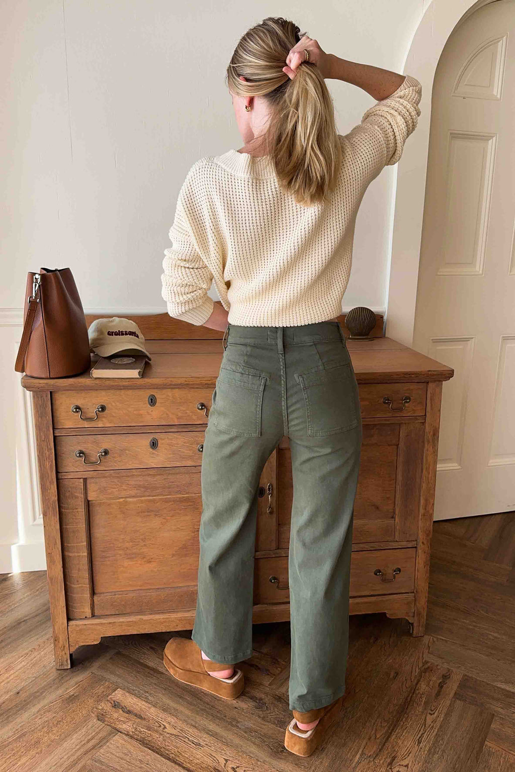 Vintage Army Pant Long - Vintage Green