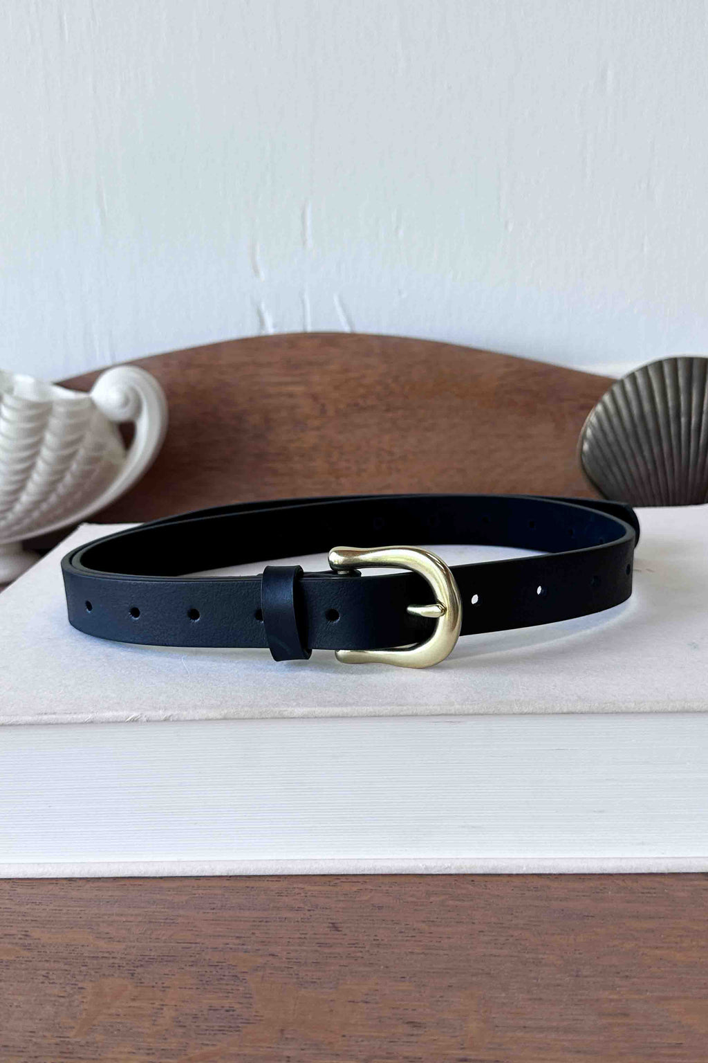 Black Leather Belt