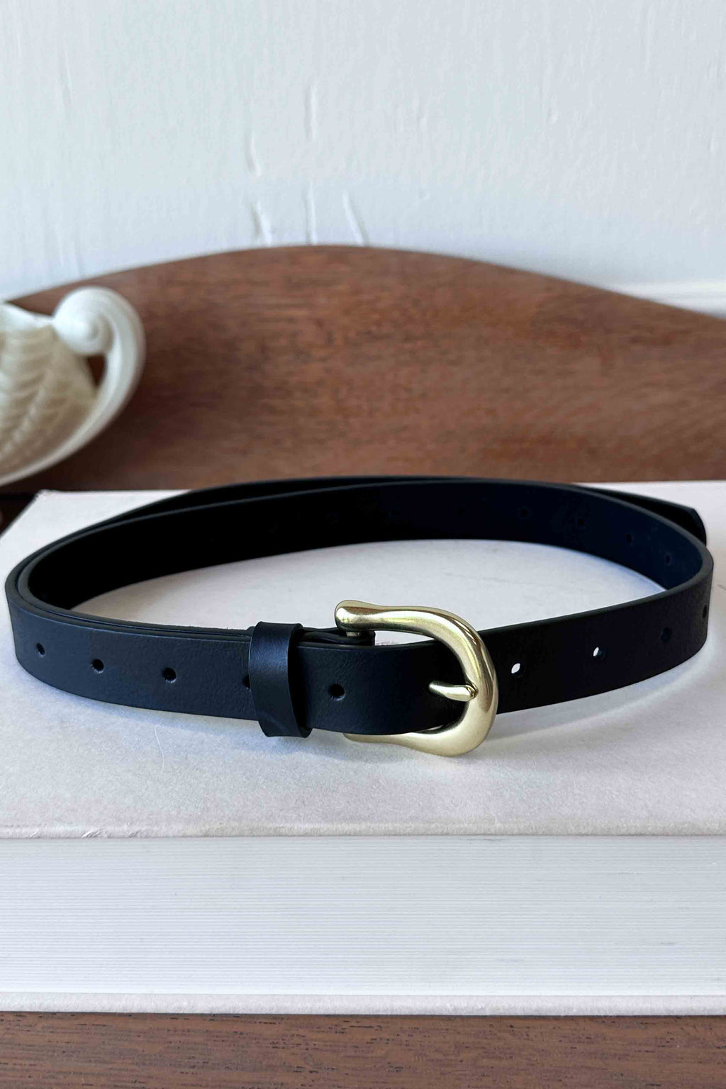 Black Leather Belt