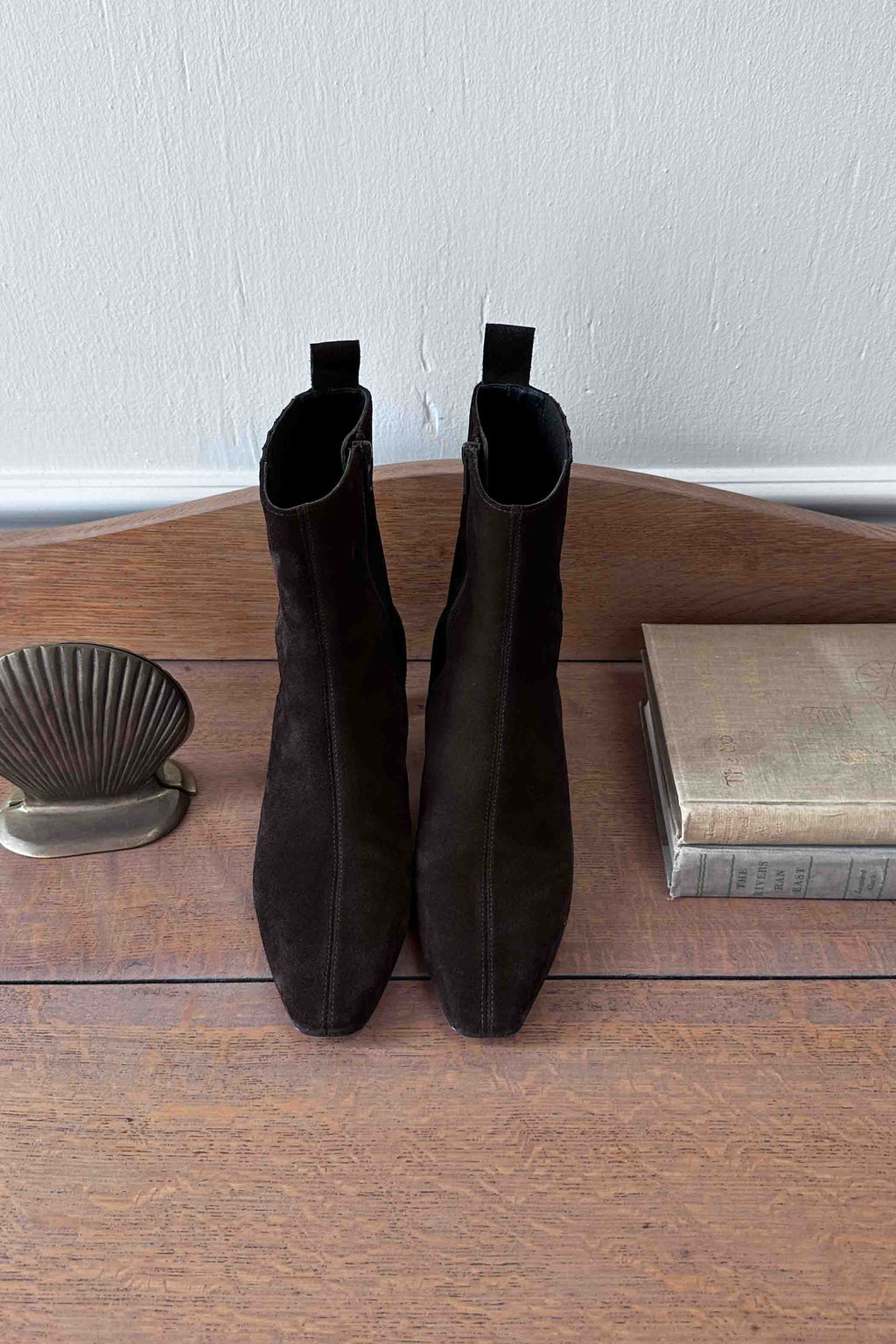 Frankie Ankle Boot - Cocoa Suede
