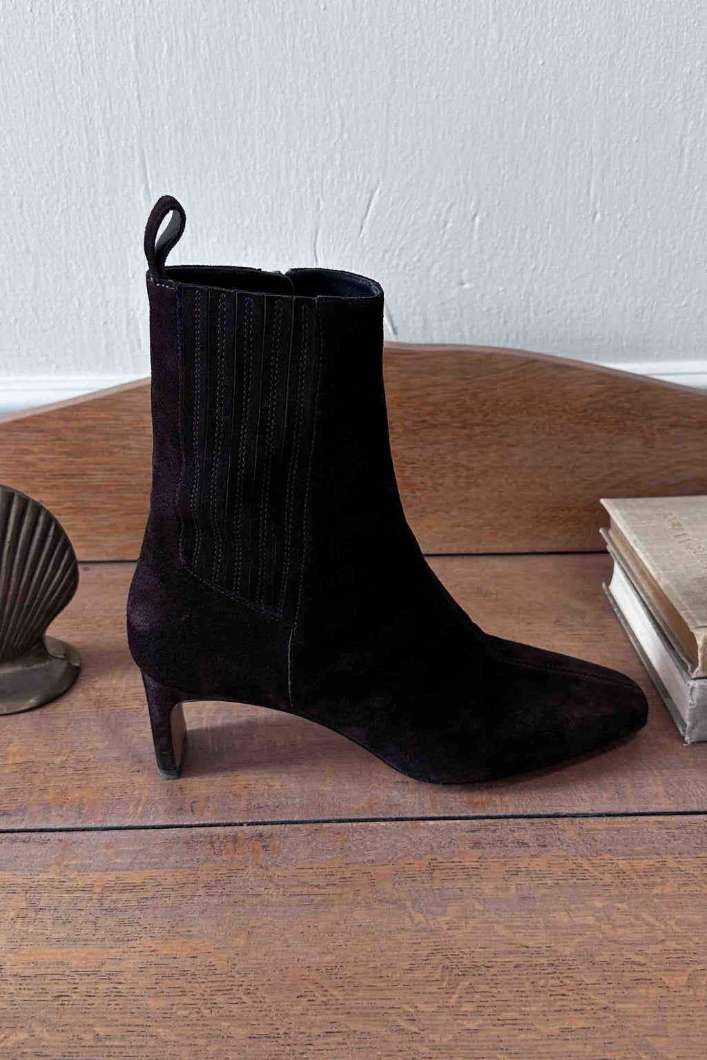 Frankie Ankle Boot - Cocoa Suede