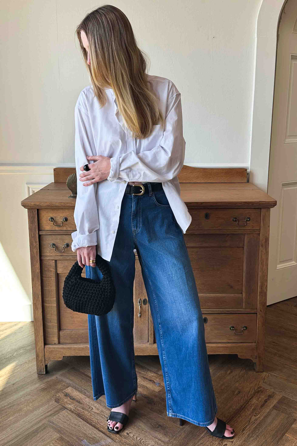 Black Leather Belt