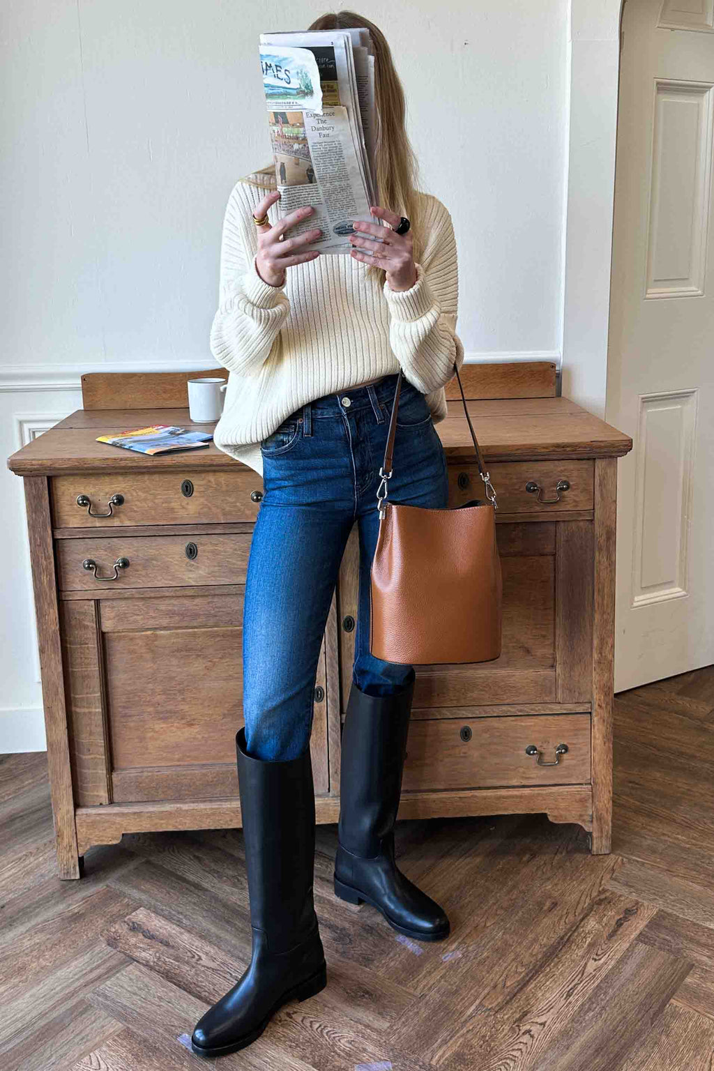 Atelier Equestrian Boot - Black Leather