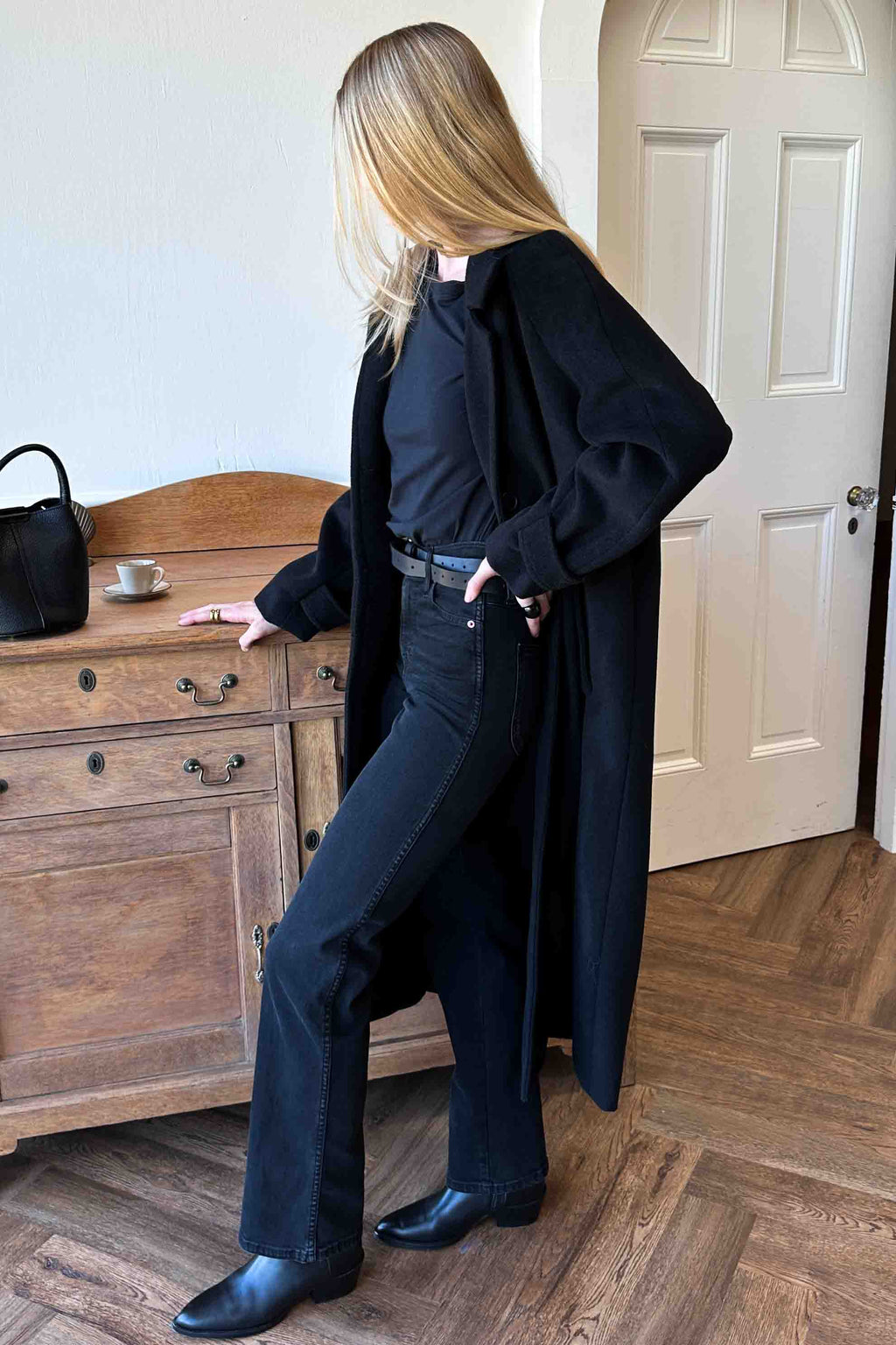 Black Leather Belt