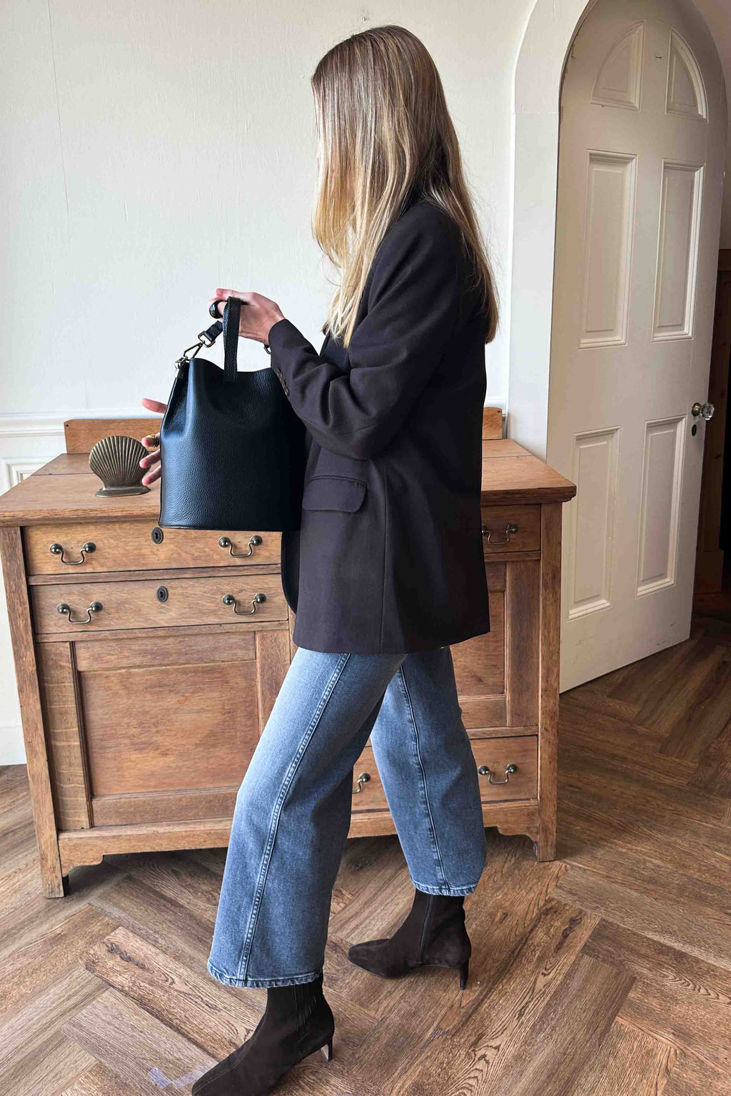Frankie Ankle Boot - Cocoa Suede