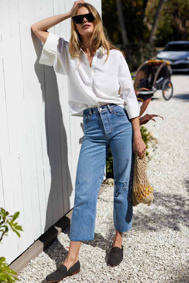 Babas Shirt - Salt Linen