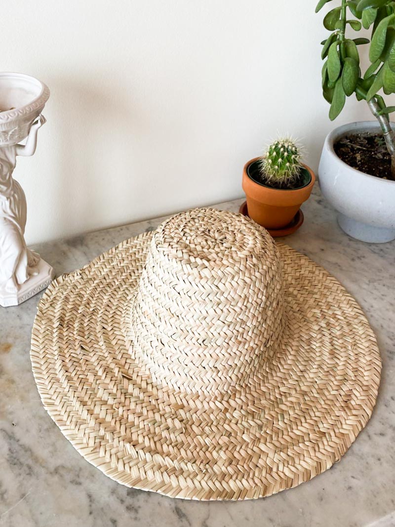 Natural Woven Grass Hat