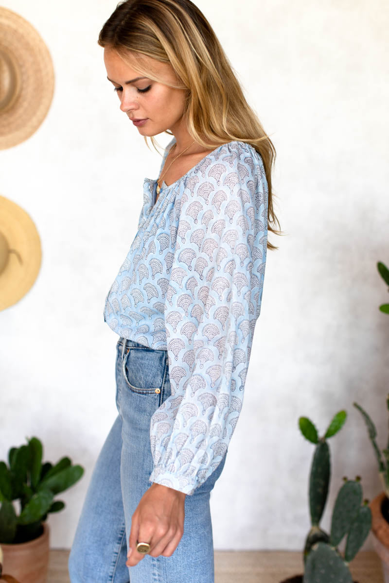 Frances Blouse - Sunday Flowers Organic