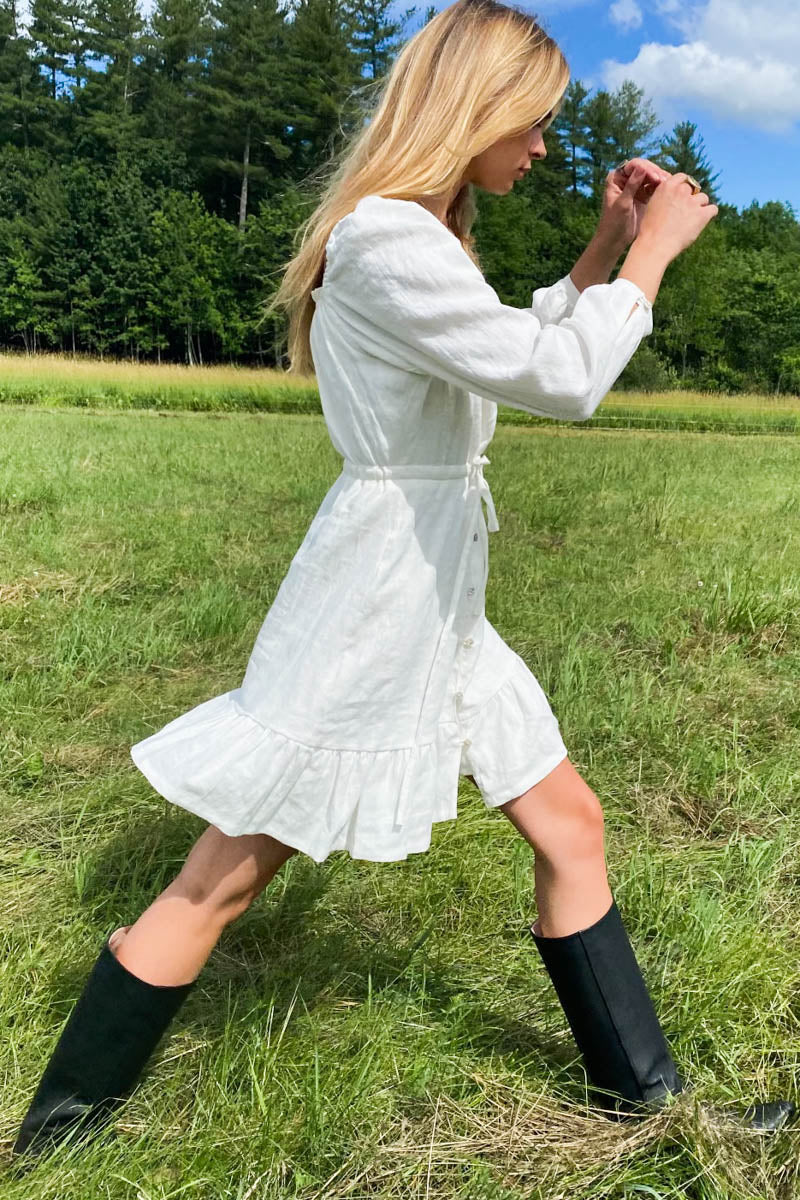 tall black leather dress boots Loeffler Randall Tilly Boot in Black