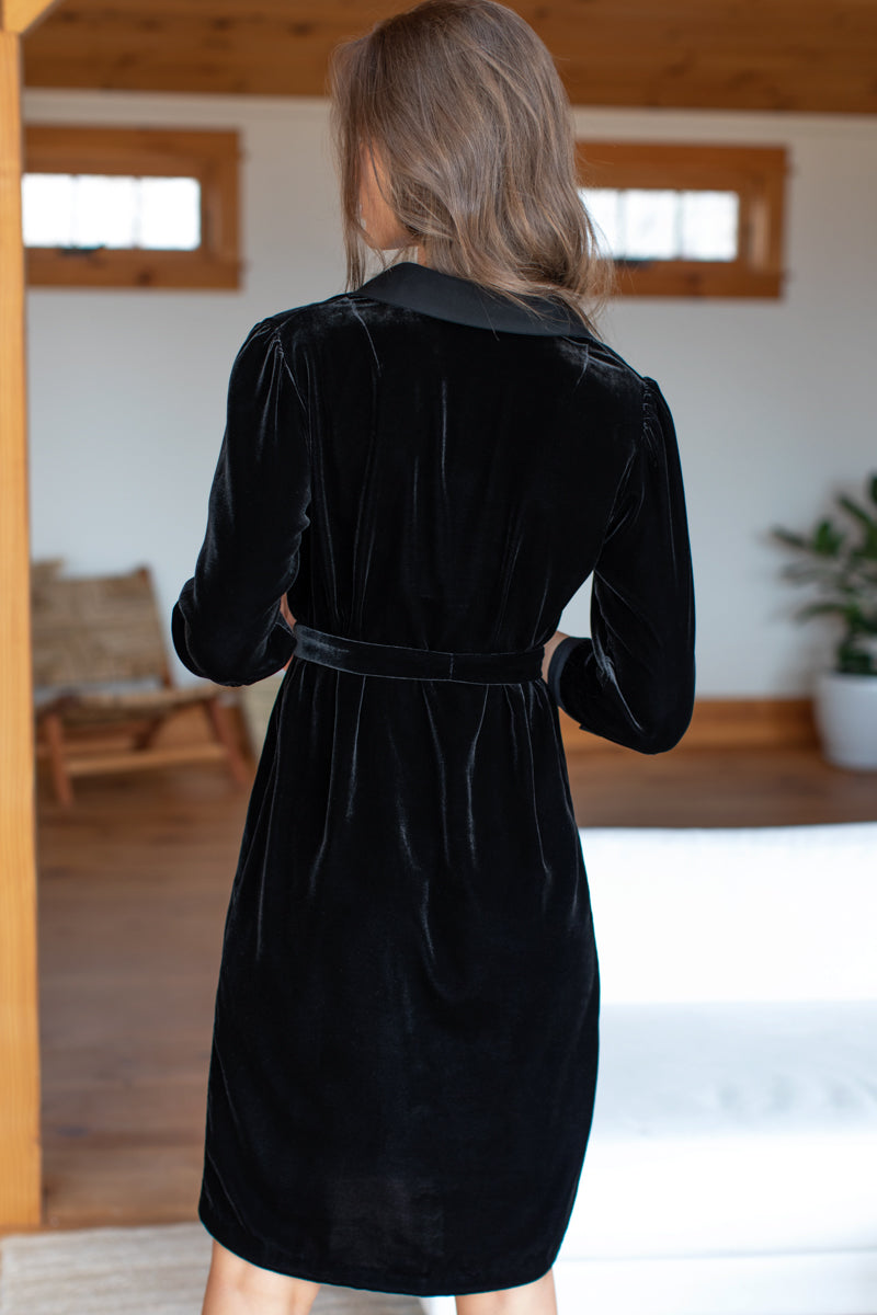 velvet long sleeve shirt dress Womens Velvet Button Down T Shirts Swing Mini Dress Casual Long Sleeves Lapel Tunic Tops Army Green Small at Amazon Women's Clothing store