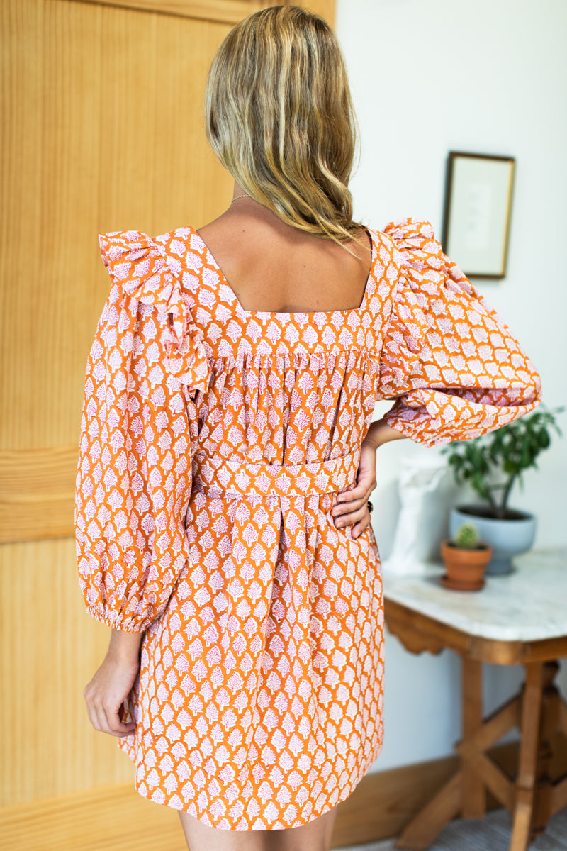 Adelina Long Sleeve Dress - Gigi Organic