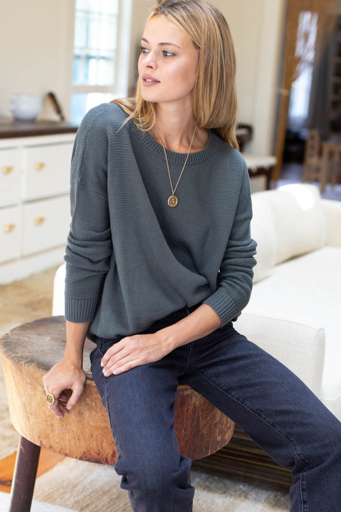 Carolyn Sweater - Slate Organic - Emerson Fry