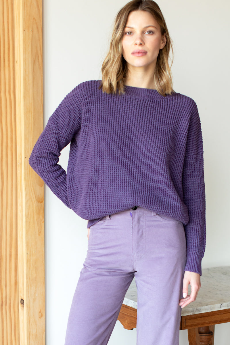 Daily Sweater - Purple Twilight Organic