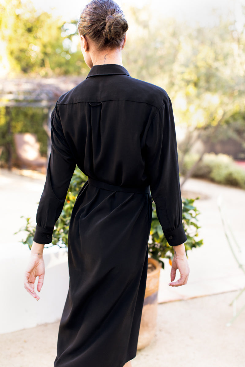 Ry Shirtdress - Black - Emerson Fry Ry Shirtdress - Black - Emerson Fry