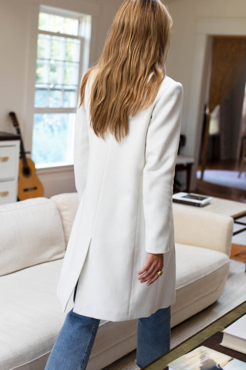 Tailored Coat - White