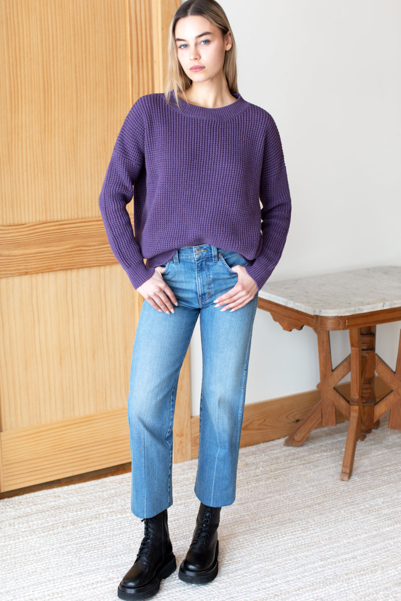 Daily Sweater - Purple Twilight Organic