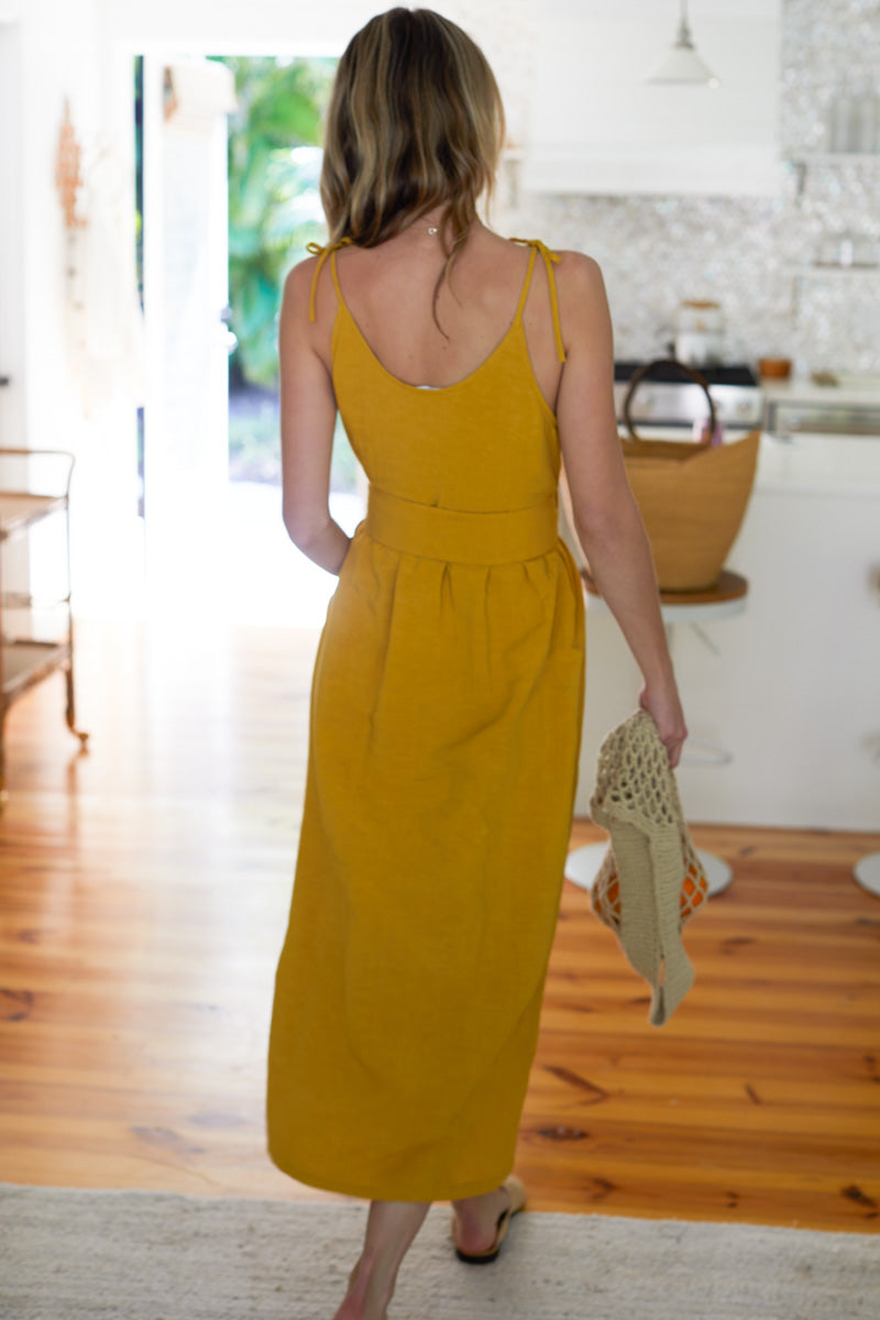 Livia Sundress - Golden Wheat