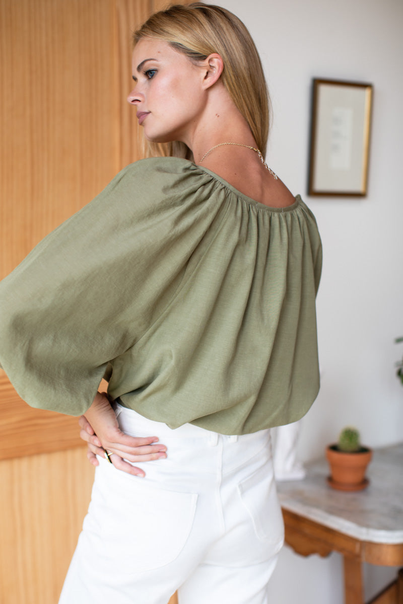 Lucy Blouse - Fern Green