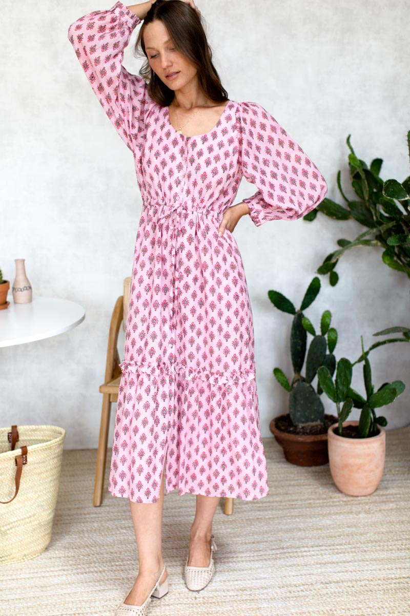 Lucy Long Sleeve Dress - Posey Organic