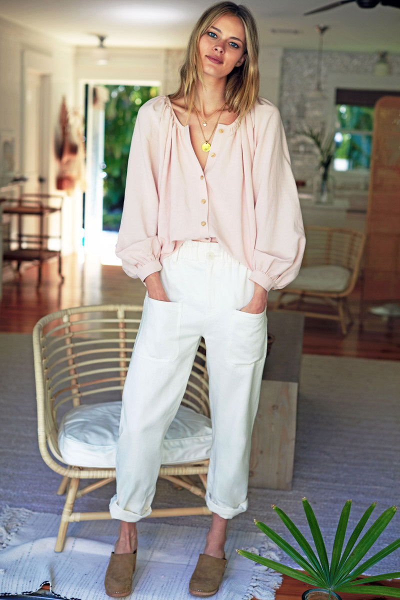 Orchard Pant - Ivory Hemp Organic