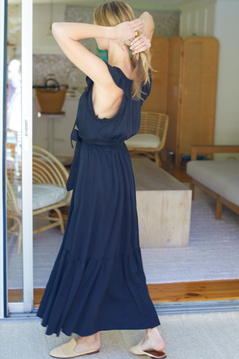 Rakel Sleeveless Dress - Black
