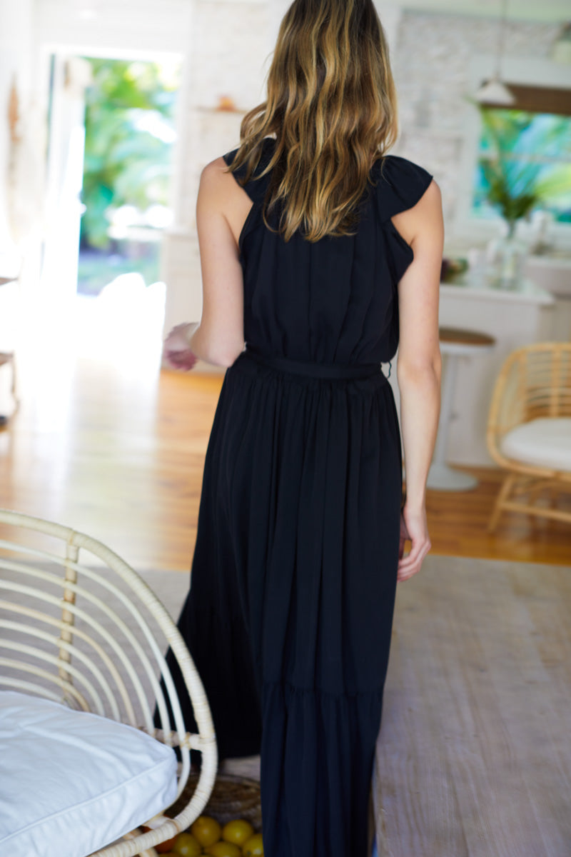 Rakel Sleeveless Dress - Black