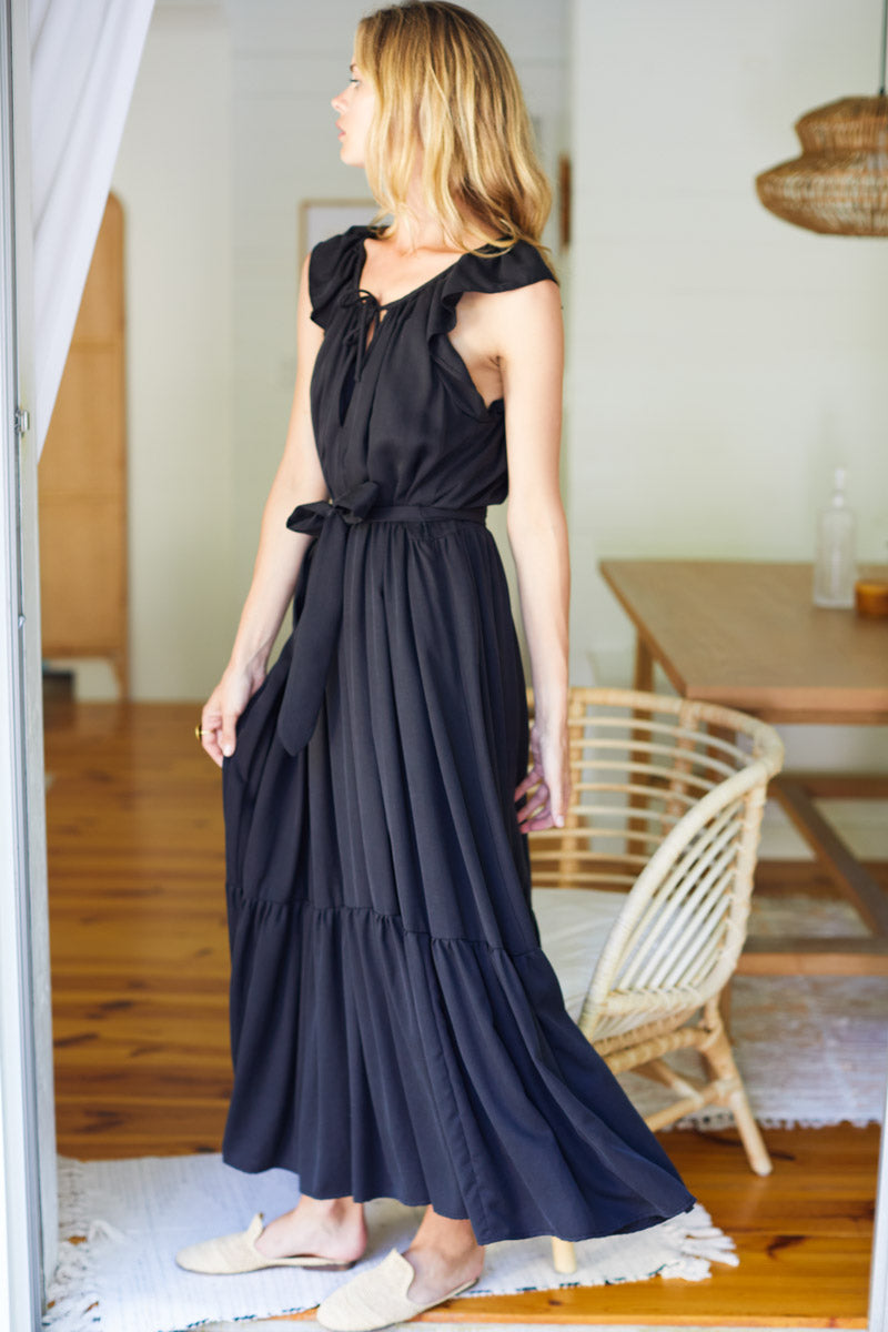 Rakel Sleeveless Dress - Black