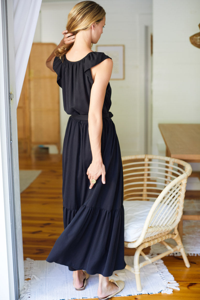 Rakel Sleeveless Dress - Black