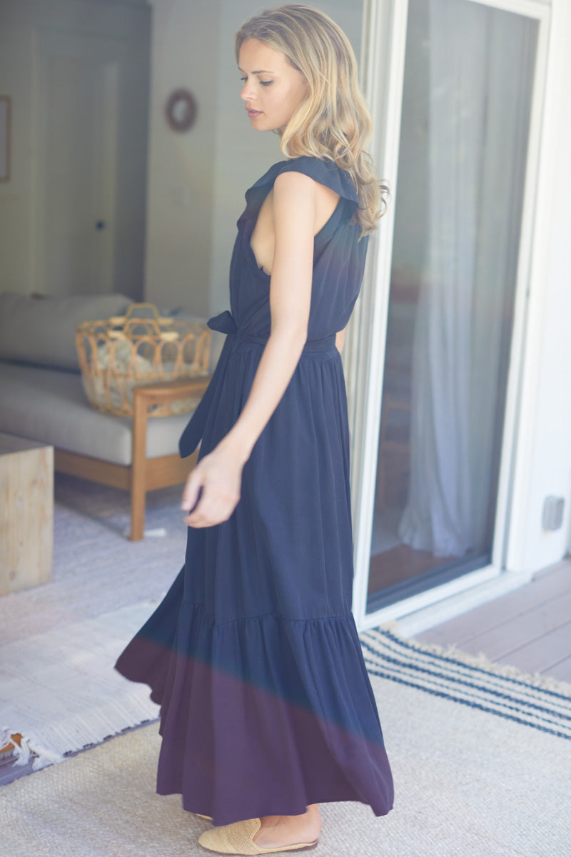 Rakel Sleeveless Dress - Black