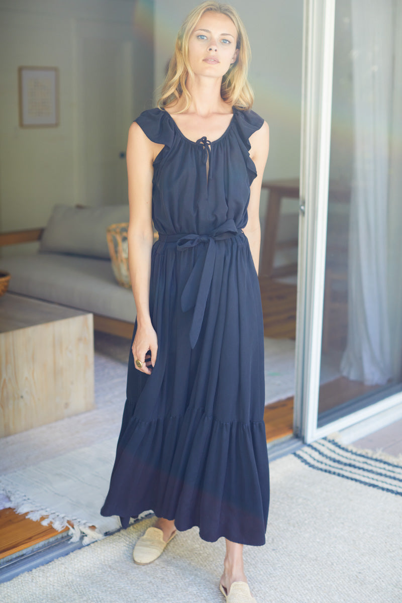 Rakel Sleeveless Dress - Black