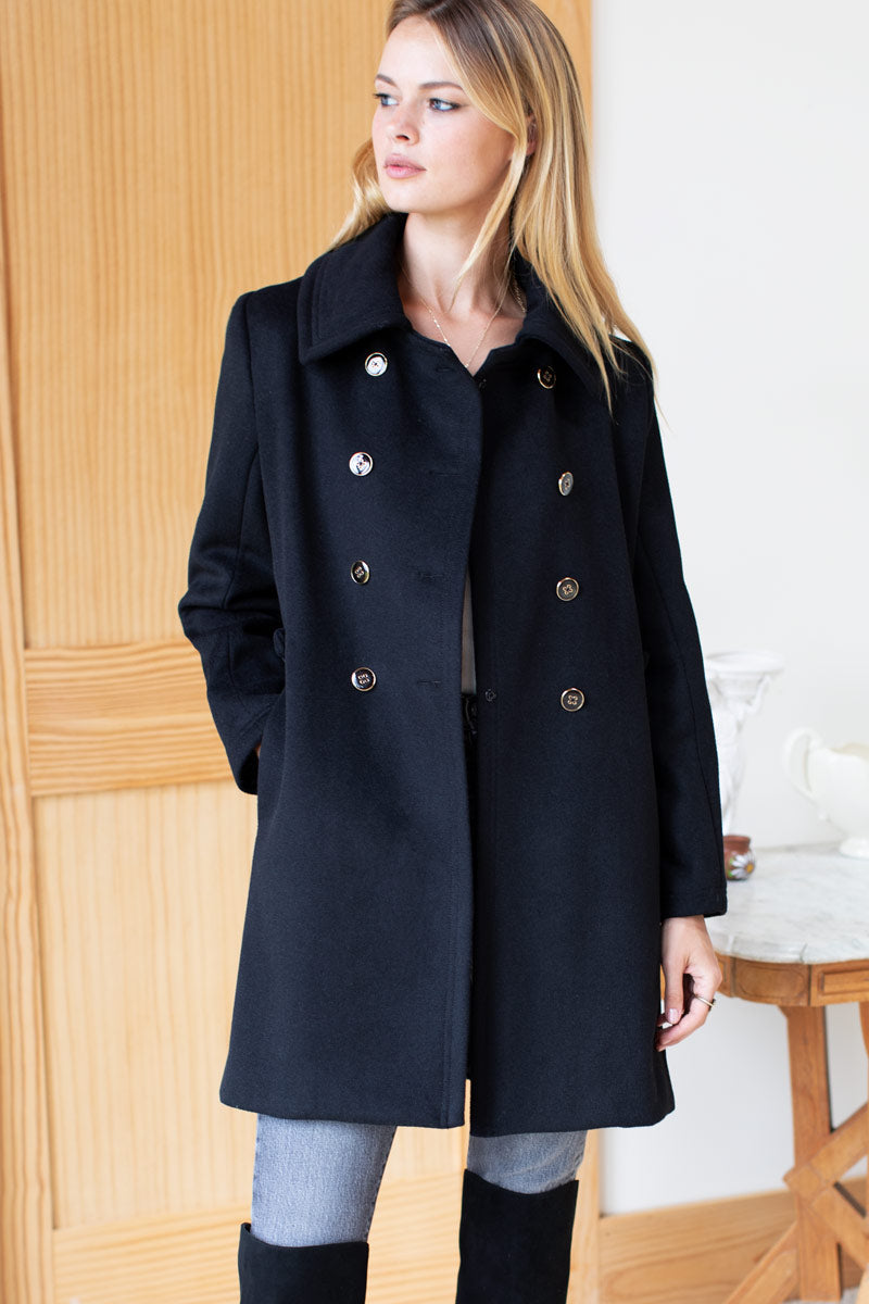 Wool store cashmere peacoat