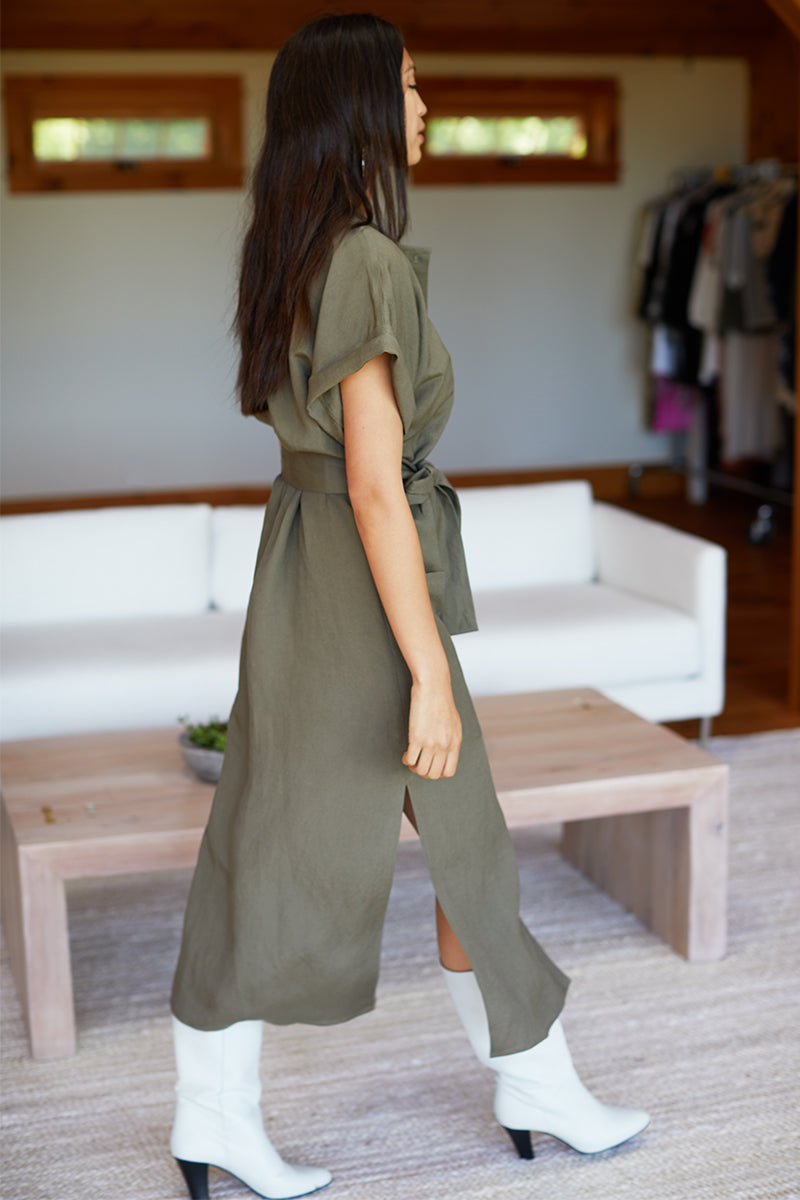Desert Dress - Army Linen