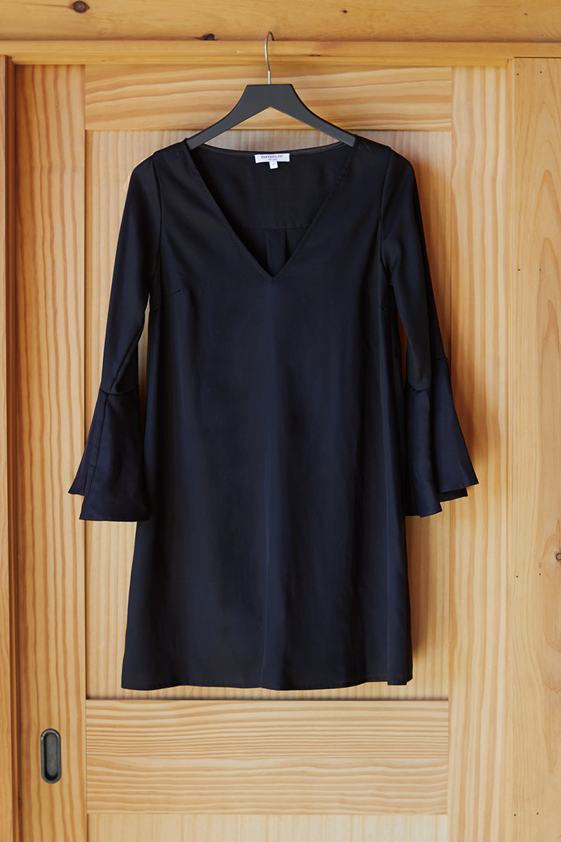 Bell Sleeve Dress - Black - Emerson Fry Bell Sleeve Dress - Black - Emerson Fry