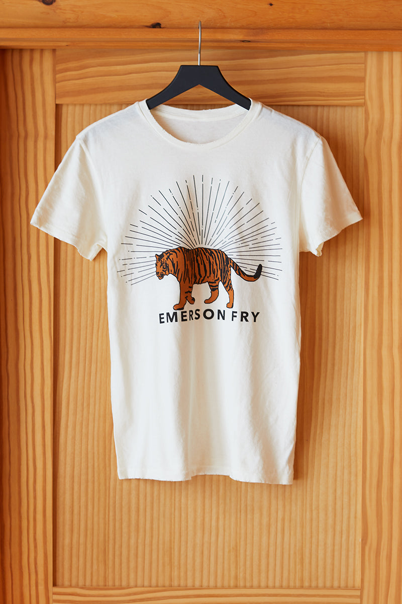 Tiger T-Shirt - Ivory  Tee shirt outfit, Tiger t shirt, Tshirt