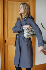 ジャケット・アウター tac:tac LIGHT MELTON PIPING TRENCH COAT tac:tac LIGHT MELTON PIPING TRENCH COAT