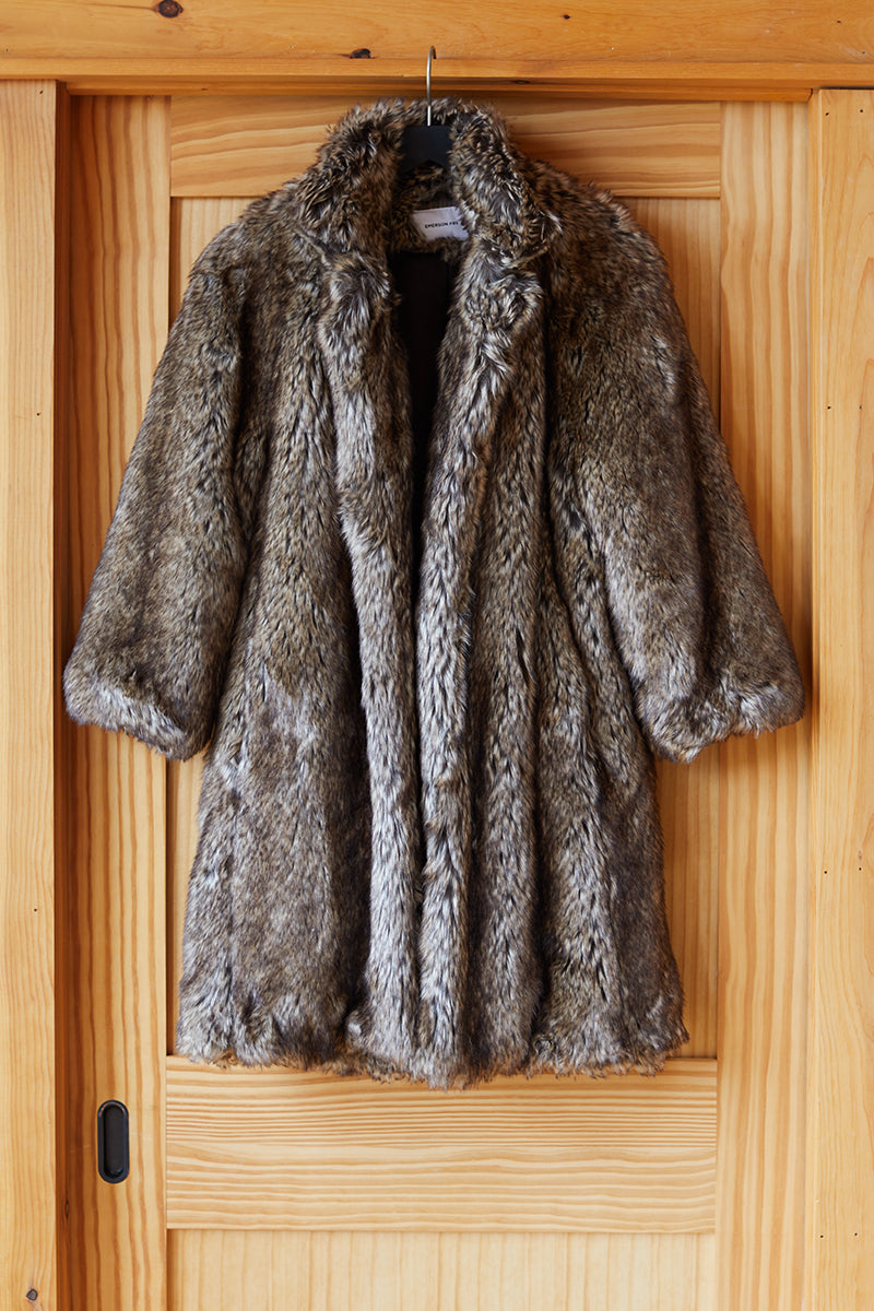 Big Faux Fur Coat