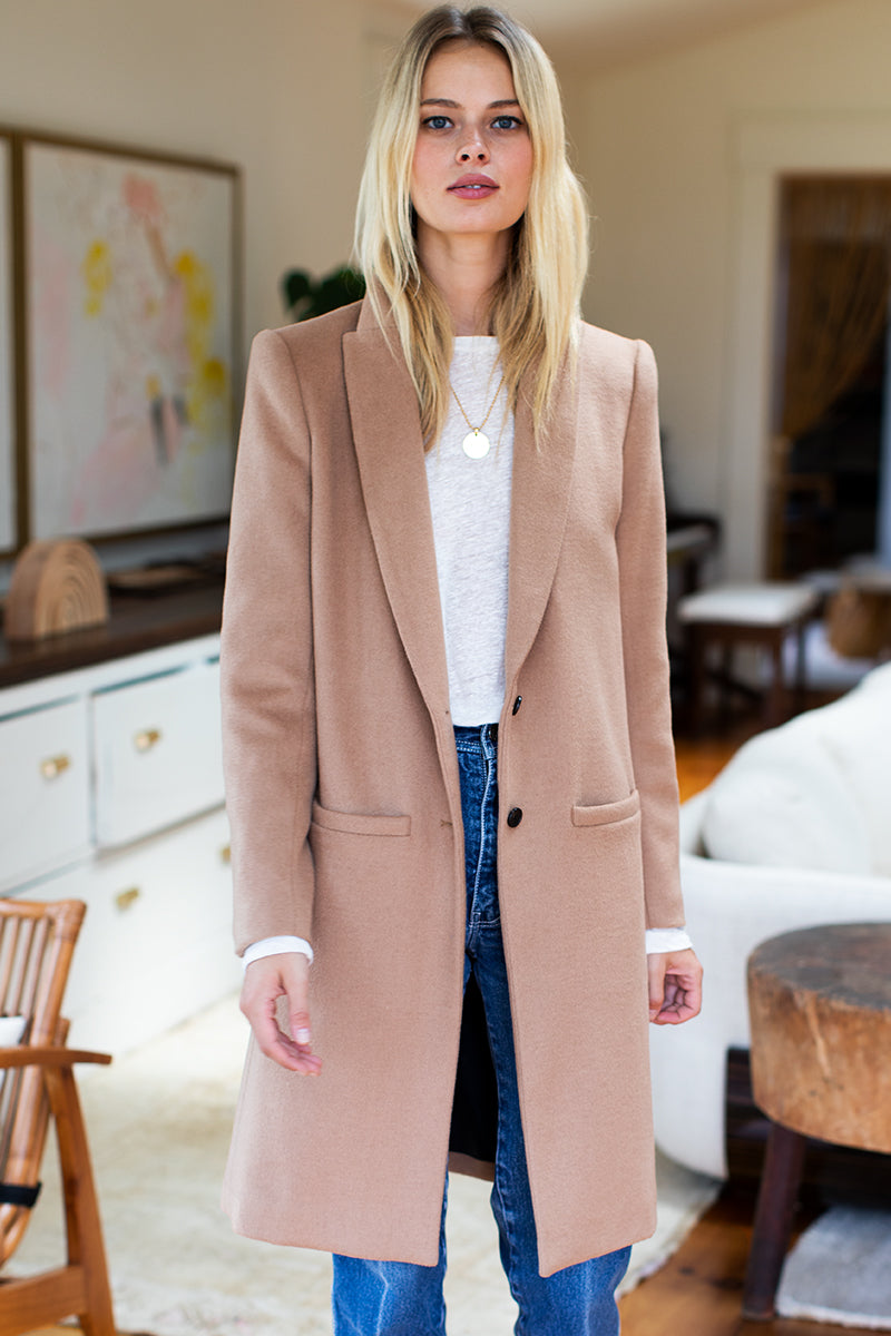 Fry Tailored Emerson - Wool Camel Cashmere Coat -