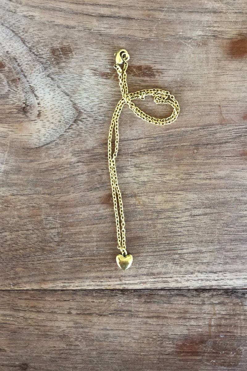 Little Heart Necklace - Gold