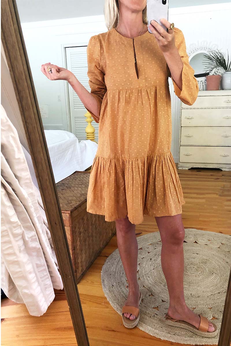 Layla Dress - Honey - Emerson Fry Layla Dress - Honey - Emerson Fry