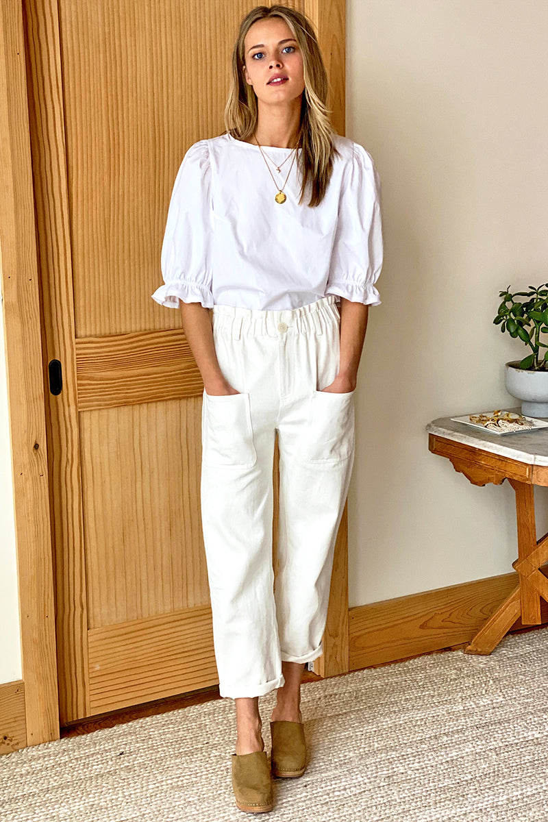 Orchard Pant - Ivory Hemp Organic