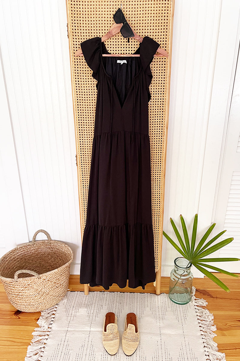 Rakel Sleeveless Dress - Black