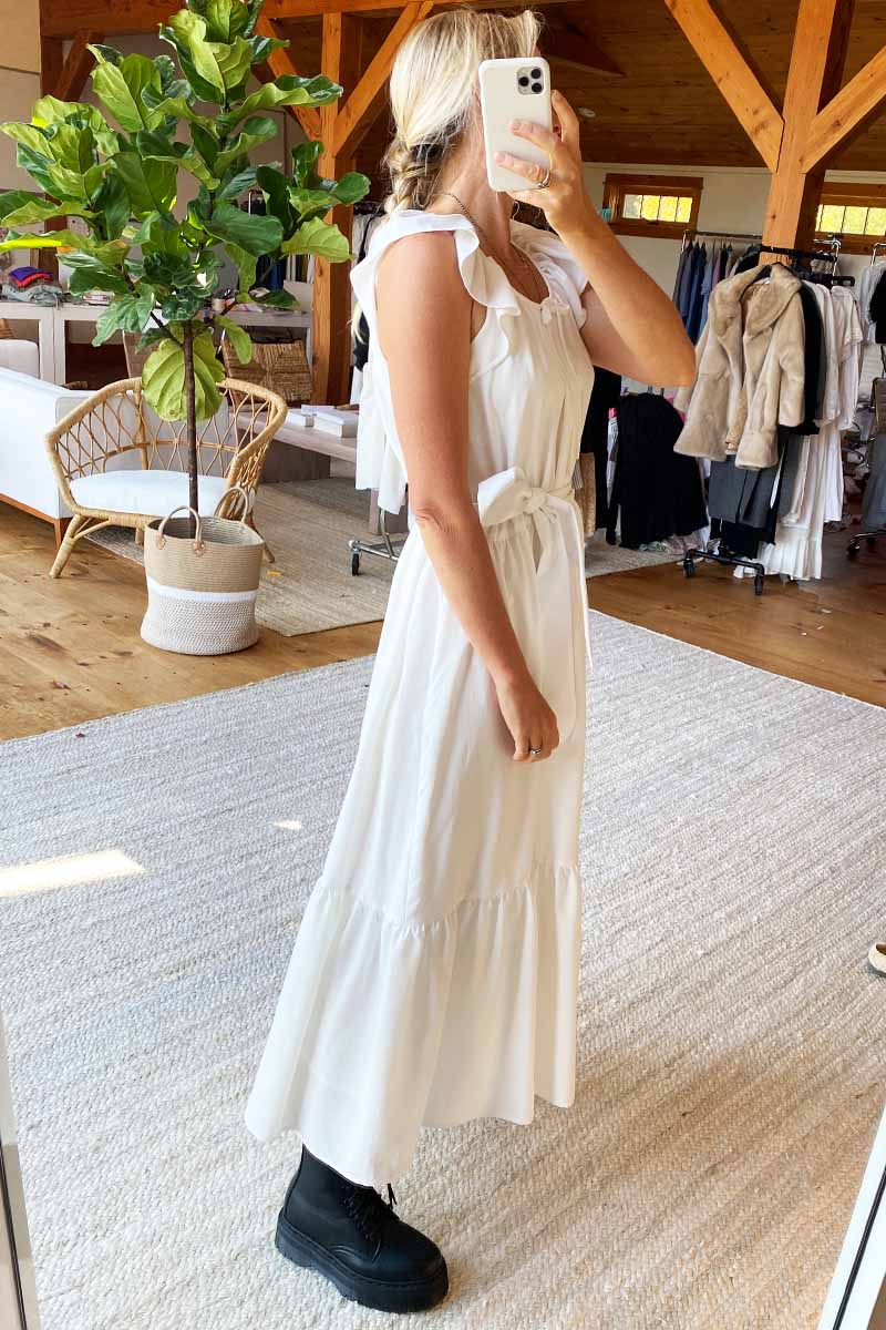 Rakel Sleeveless Dress - White