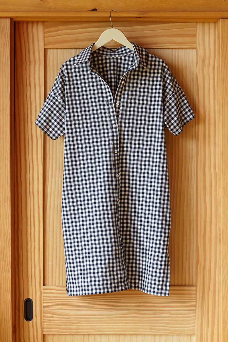 gingham t shirt dress ASOS DESIGN dropped waist t-shirt mini dress in gingham