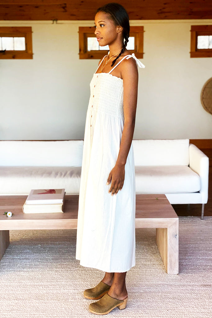 Santiago Sundress - Ivory Organic - Emerson Fry